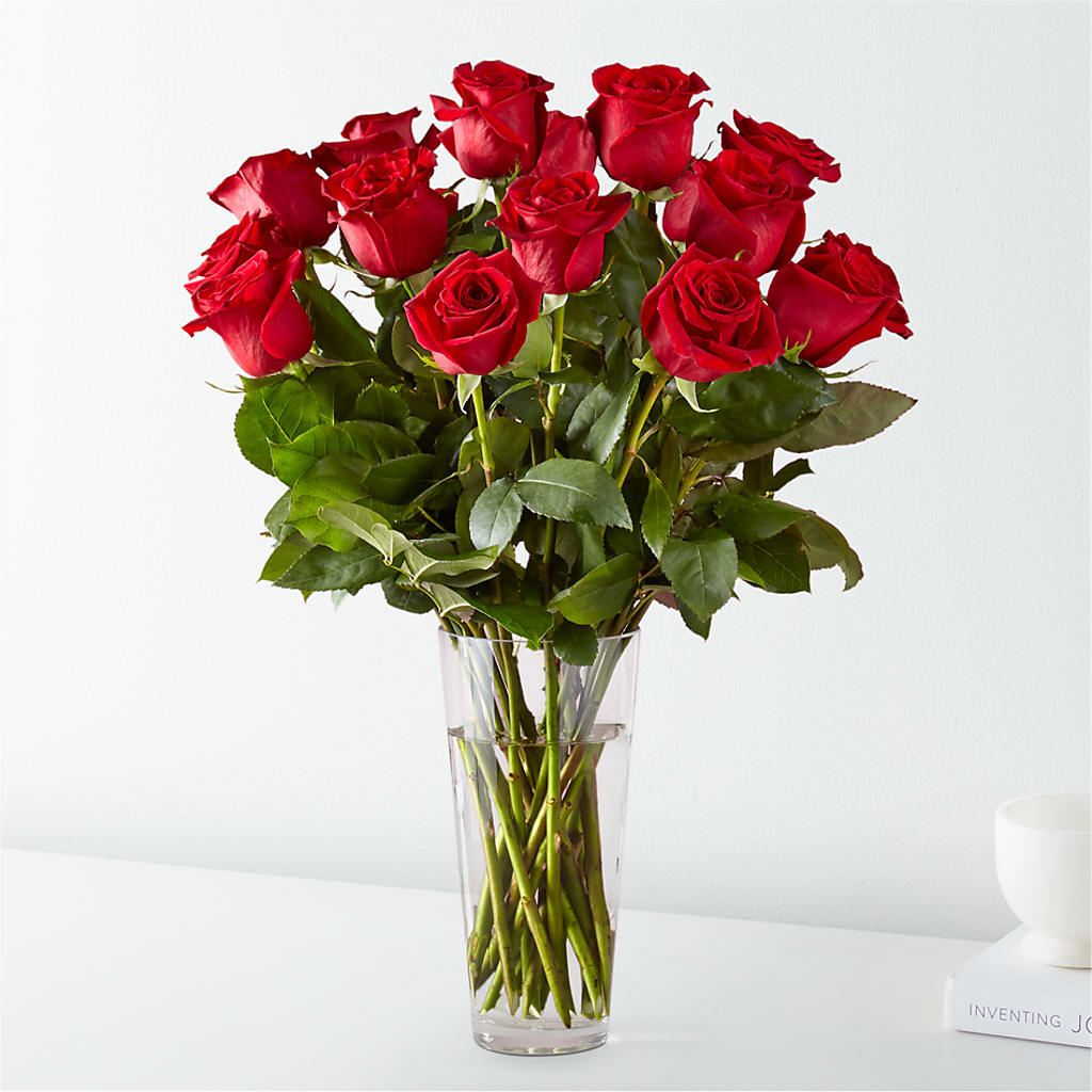 Long Stem Red Rose Bouquet – Discountflowershop.com, Tontitown AR