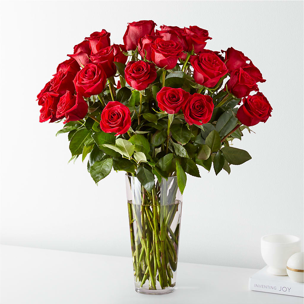 Long Stem Red Rose Bouquet – Discountflowershop.com, Tontitown AR