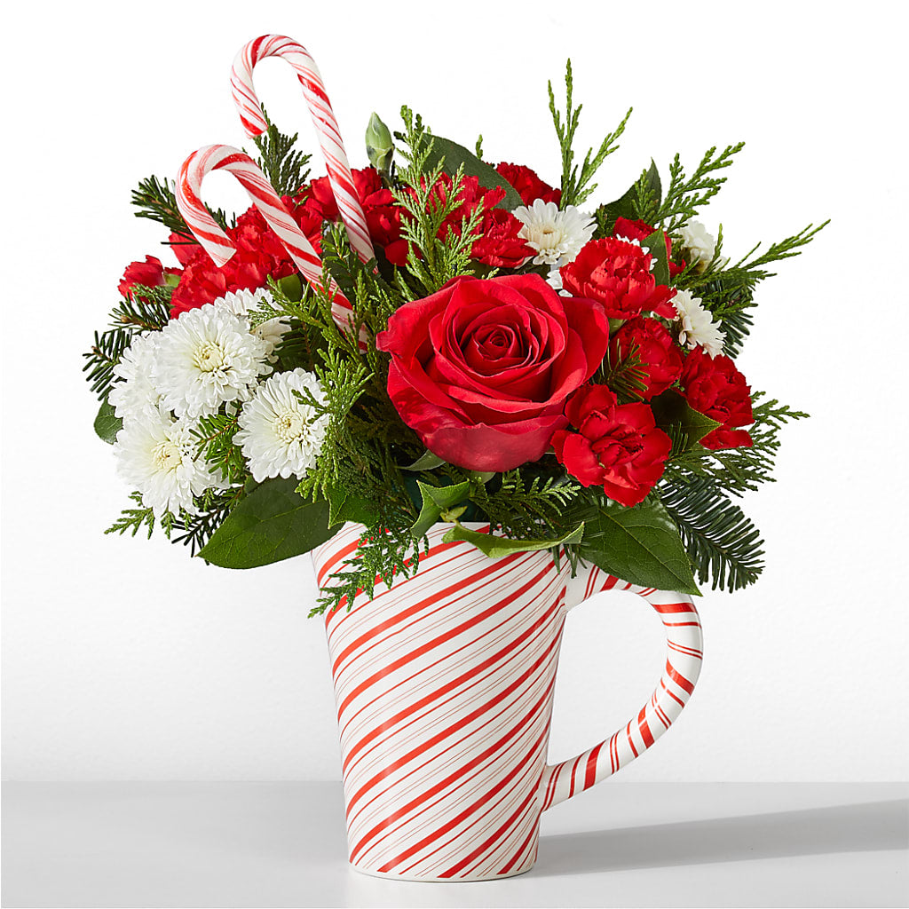 Peppermint Swirl Mug – Discountflowershop.com, Tontitown AR