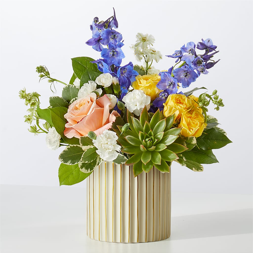 Cobalt Reverie Bouquet – Discountflowershop.com, Tontitown AR