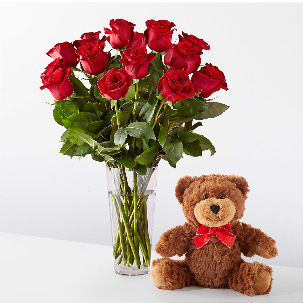 Romantic Long Stem Red Rose Bouquet Bundles – Discountflowershop.com, Tontitown AR