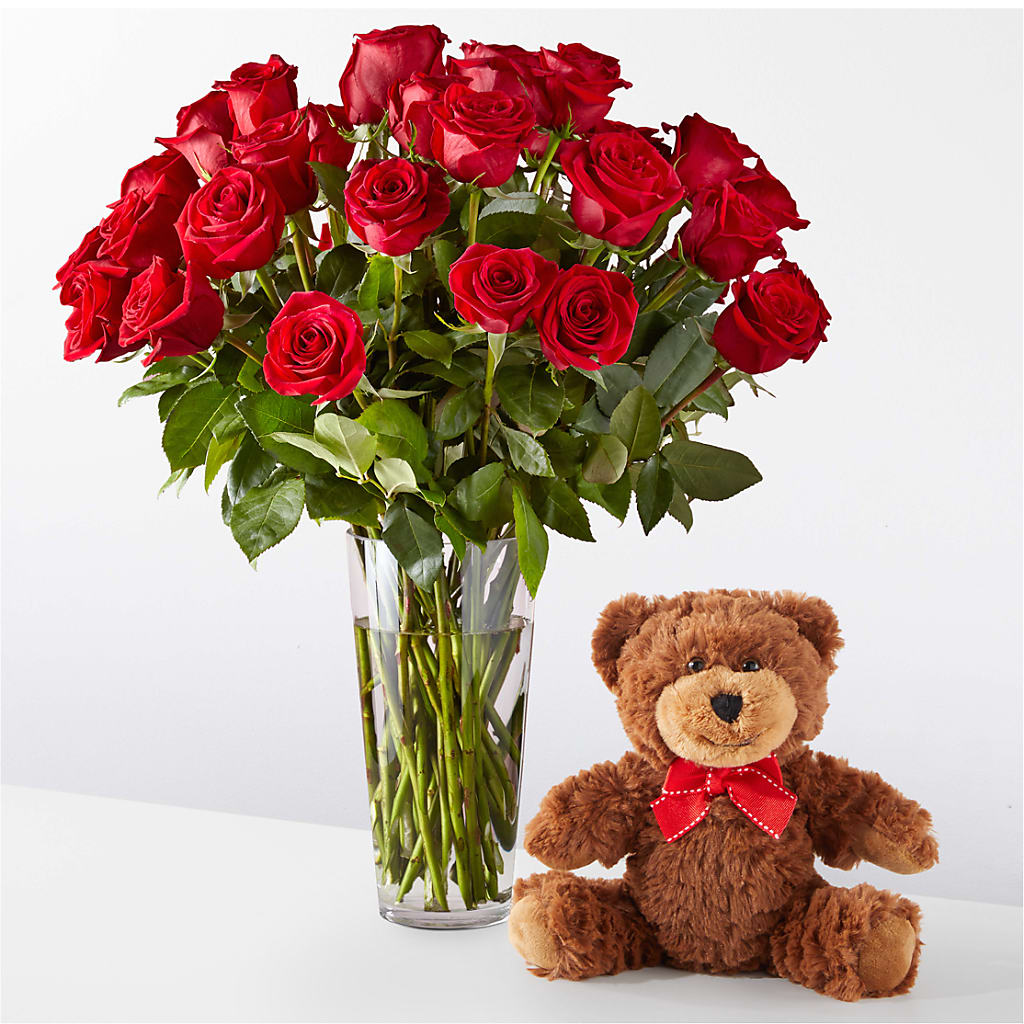 Romantic Long Stem Red Rose Bouquet Bundles – Discountflowershop.com, Tontitown AR