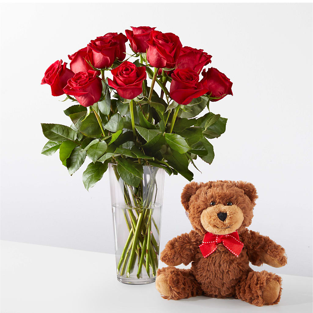 Romantic Long Stem Red Rose Bouquet Bundles – Discountflowershop.com, Tontitown AR
