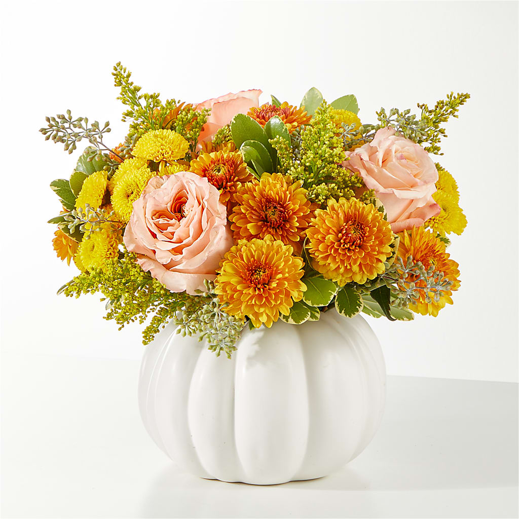 Peachy Pumpkin – Discountflowershop.com, Tontitown AR