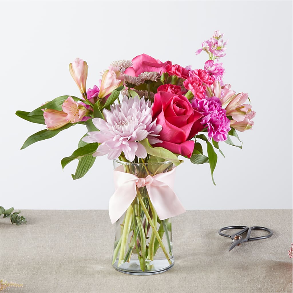 Pink Ribbon - A Florist Original – Discountflowershop.com, Tontitown AR