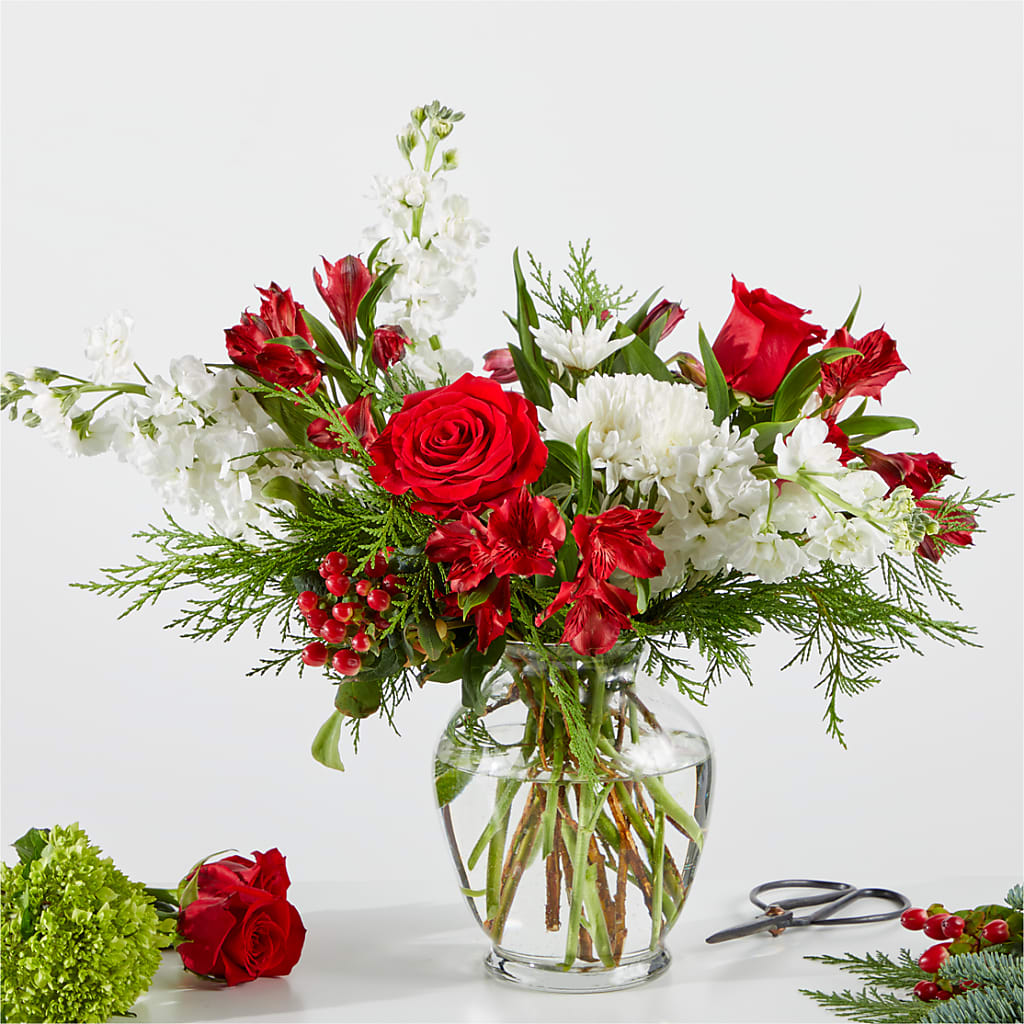 Merry Moment Bouquet – A Florist Original – Discountflowershop.com, Tontitown AR
