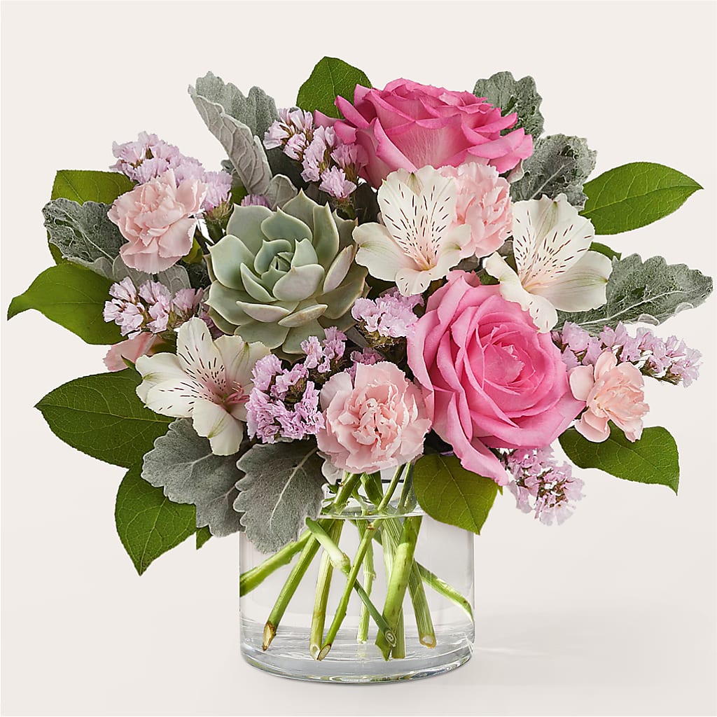 Dusty Rose Bouquet – Discountflowershop.com, Tontitown AR