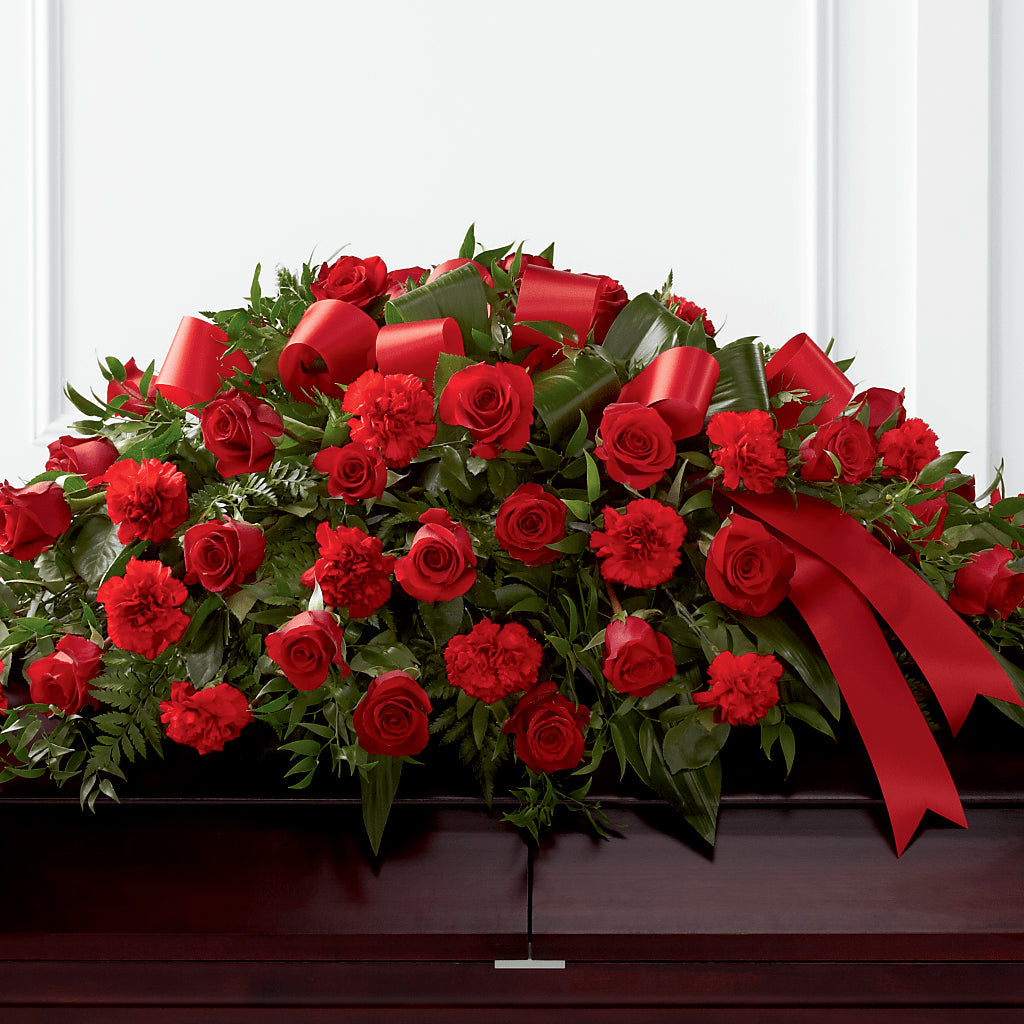 Tribute of Life Casket Spray – Discountflowershop.com, Tontitown AR