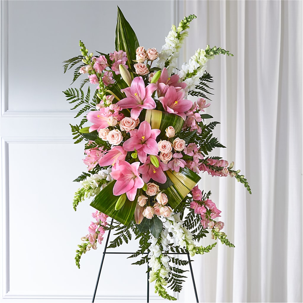 Elegant Embrace Standing Spray – Discountflowershop.com, Tontitown AR