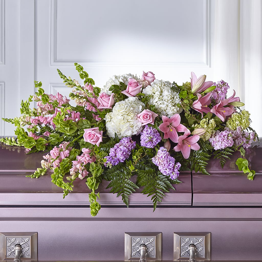 Life's Gratitude Casket Spray – Discountflowershop.com, Tontitown AR