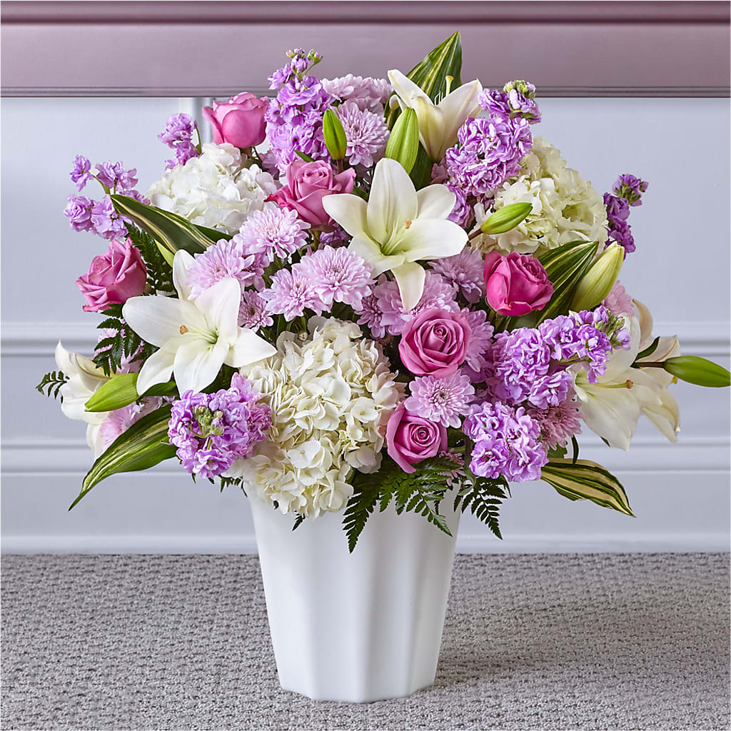 Heaven Sent Floor Basket – Discountflowershop.com, Tontitown AR