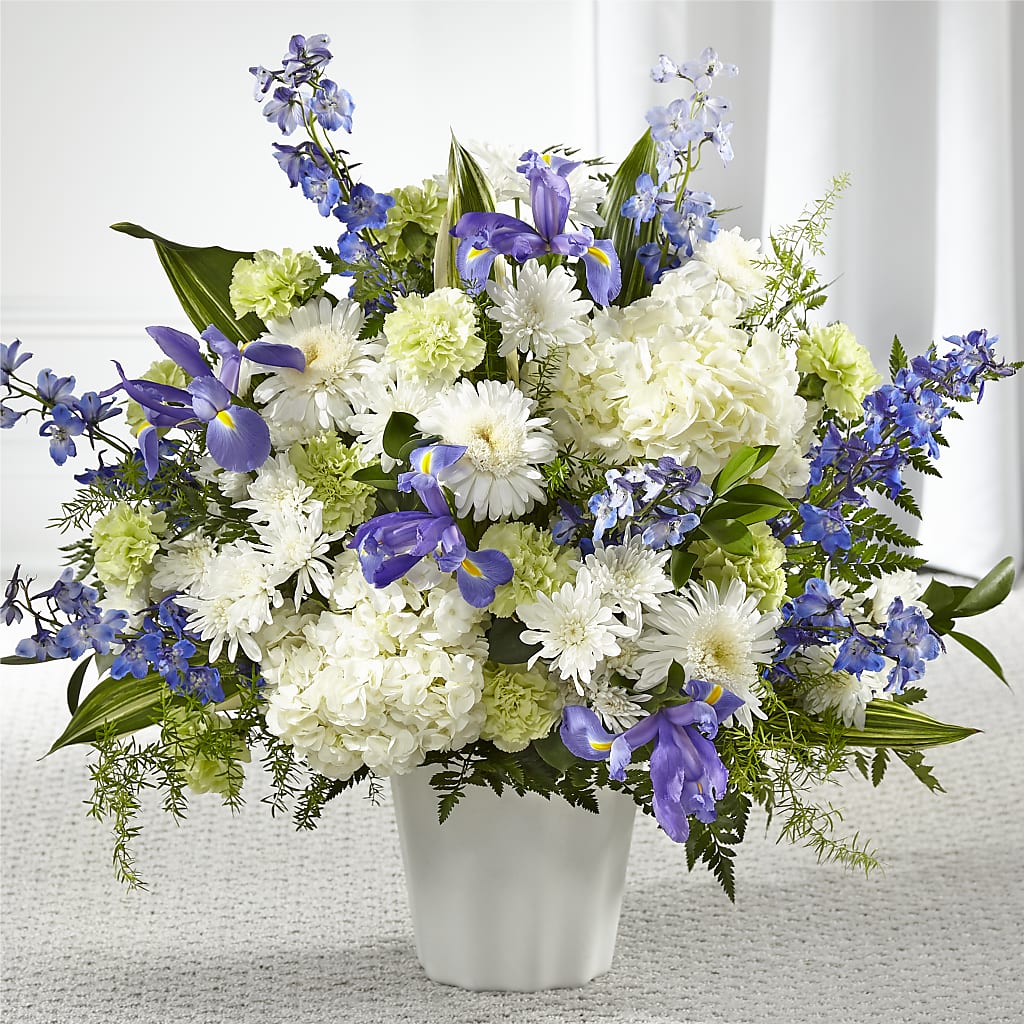 Soft Serenity Floor Basket – Discountflowershop.com, Tontitown AR
