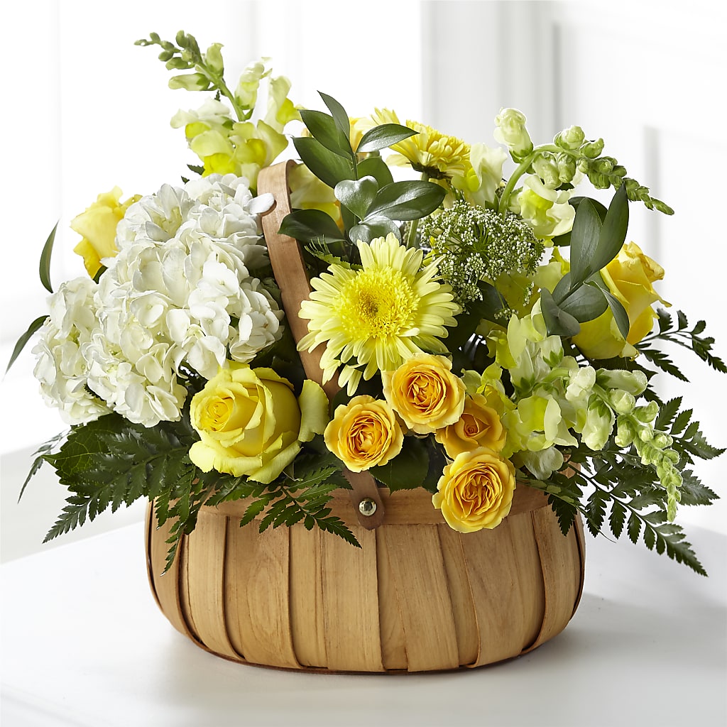 Rustic Remembrance Basket – Discountflowershop.com, Tontitown AR