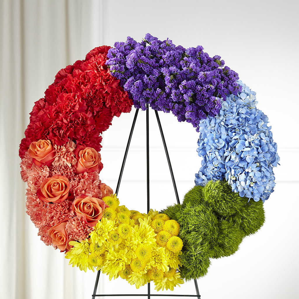 Circle of Love Wreath – Discountflowershop.com, Tontitown AR