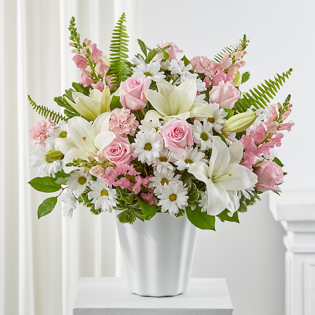 Soft Touch Tabletop Basket – Discountflowershop.com, Tontitown AR