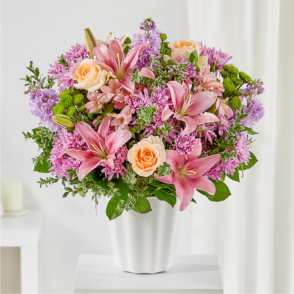 Supportive Embrace Tabletop Basket – Discountflowershop.com, Tontitown AR