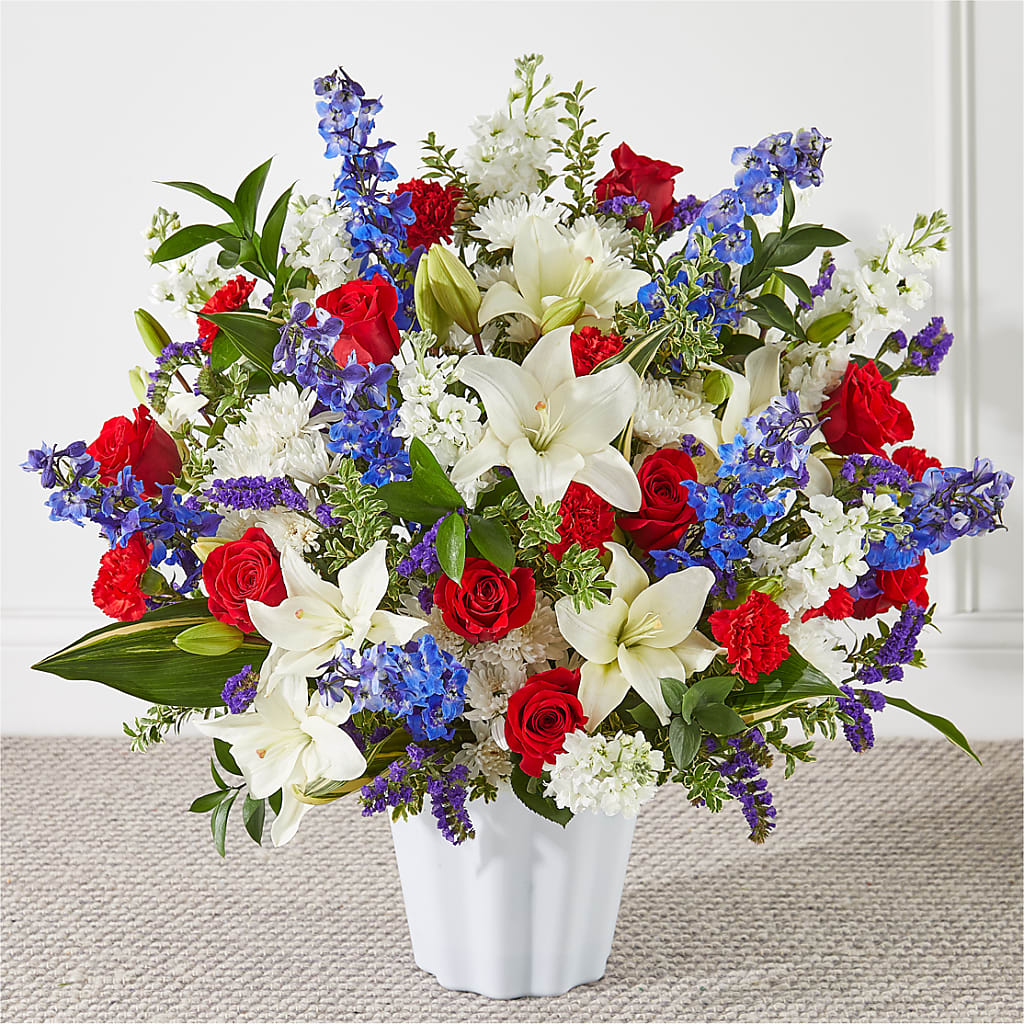 Consoled Floor Basket – Discountflowershop.com, Tontitown AR