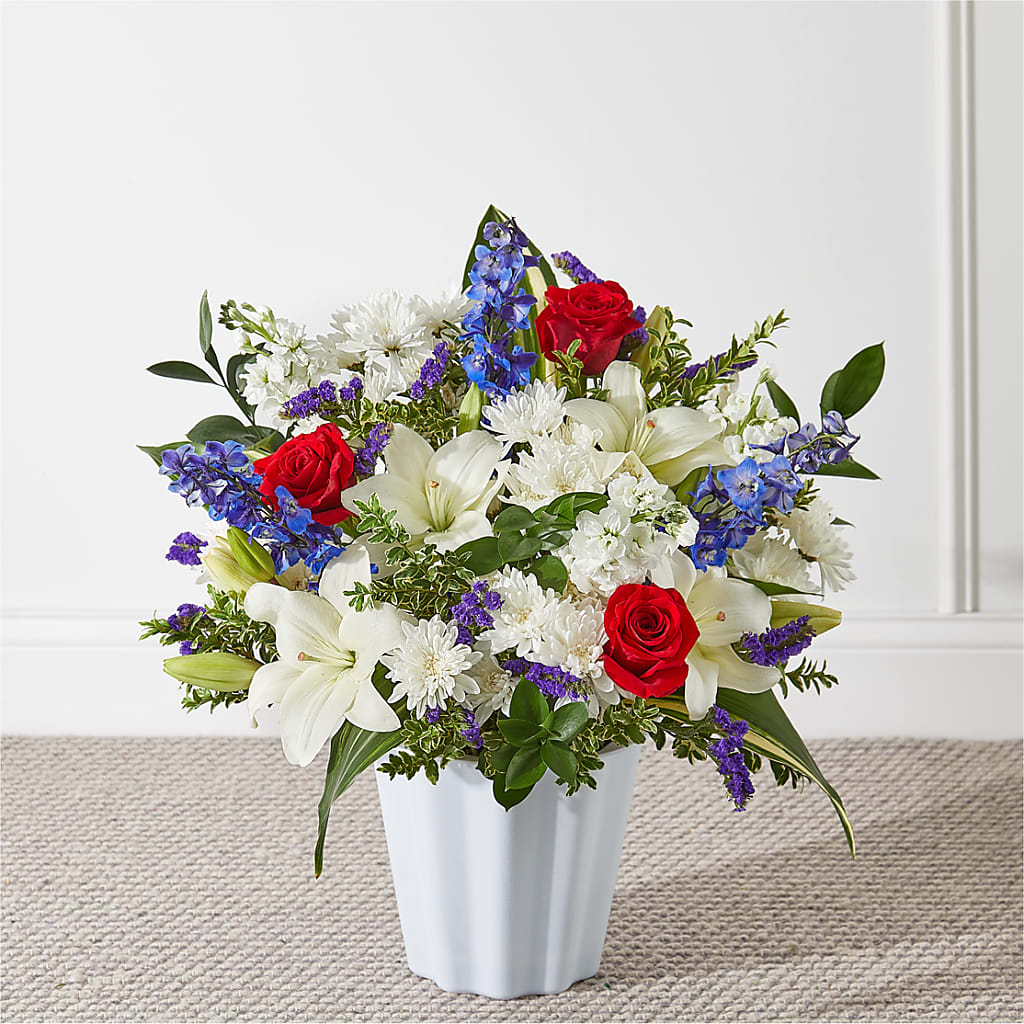 Consoled Floor Basket – Discountflowershop.com, Tontitown AR