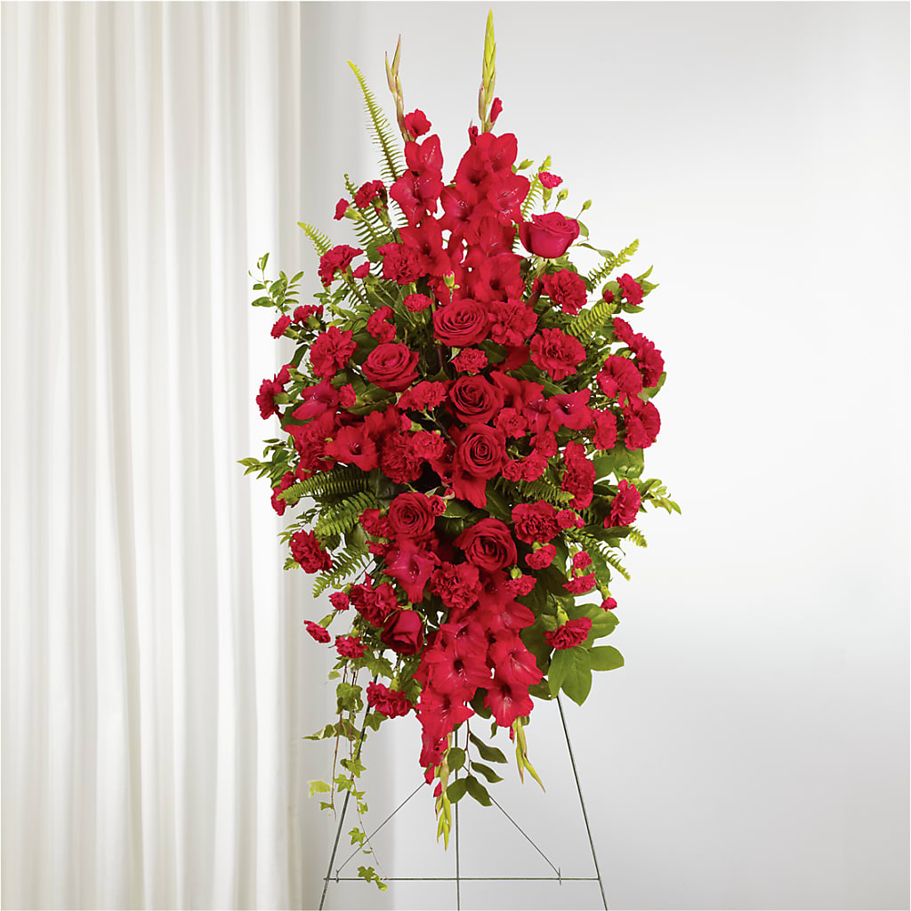 From the Heart Standing Spray – Discountflowershop.com, Tontitown AR