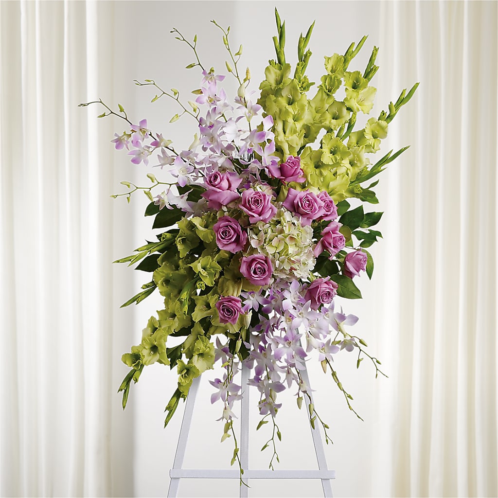 Lasting Legacy Standing Spray – Discountflowershop.com, Tontitown AR