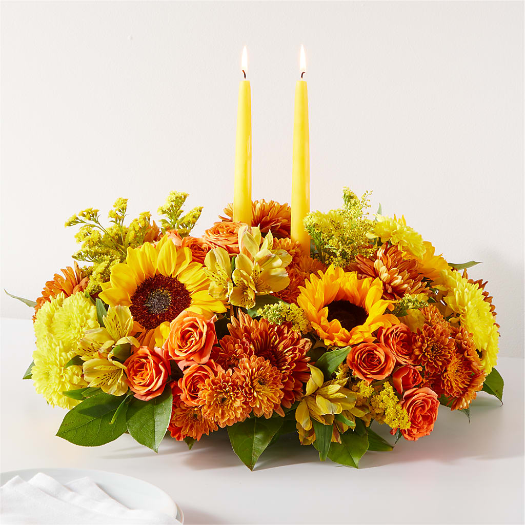 Autumn Harmony Centerpiece – Discountflowershop.com, Tontitown AR