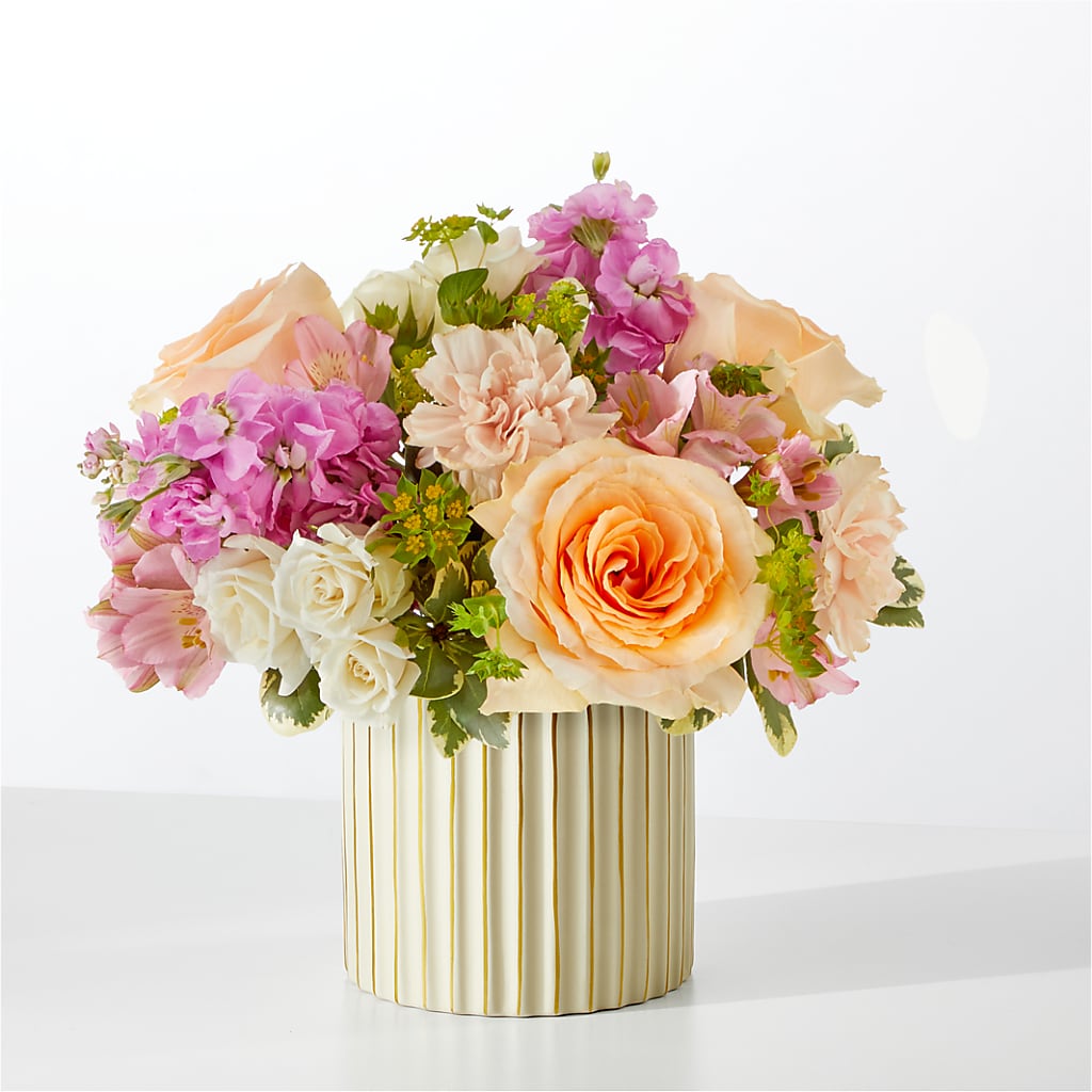 Paradise Bouquet with Ivory Vase – Discountflowershop.com, Tontitown AR