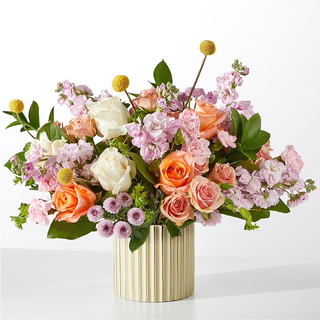 French Market Bouquet with Ivory Vase – Discountflowershop.com, Tontitown AR