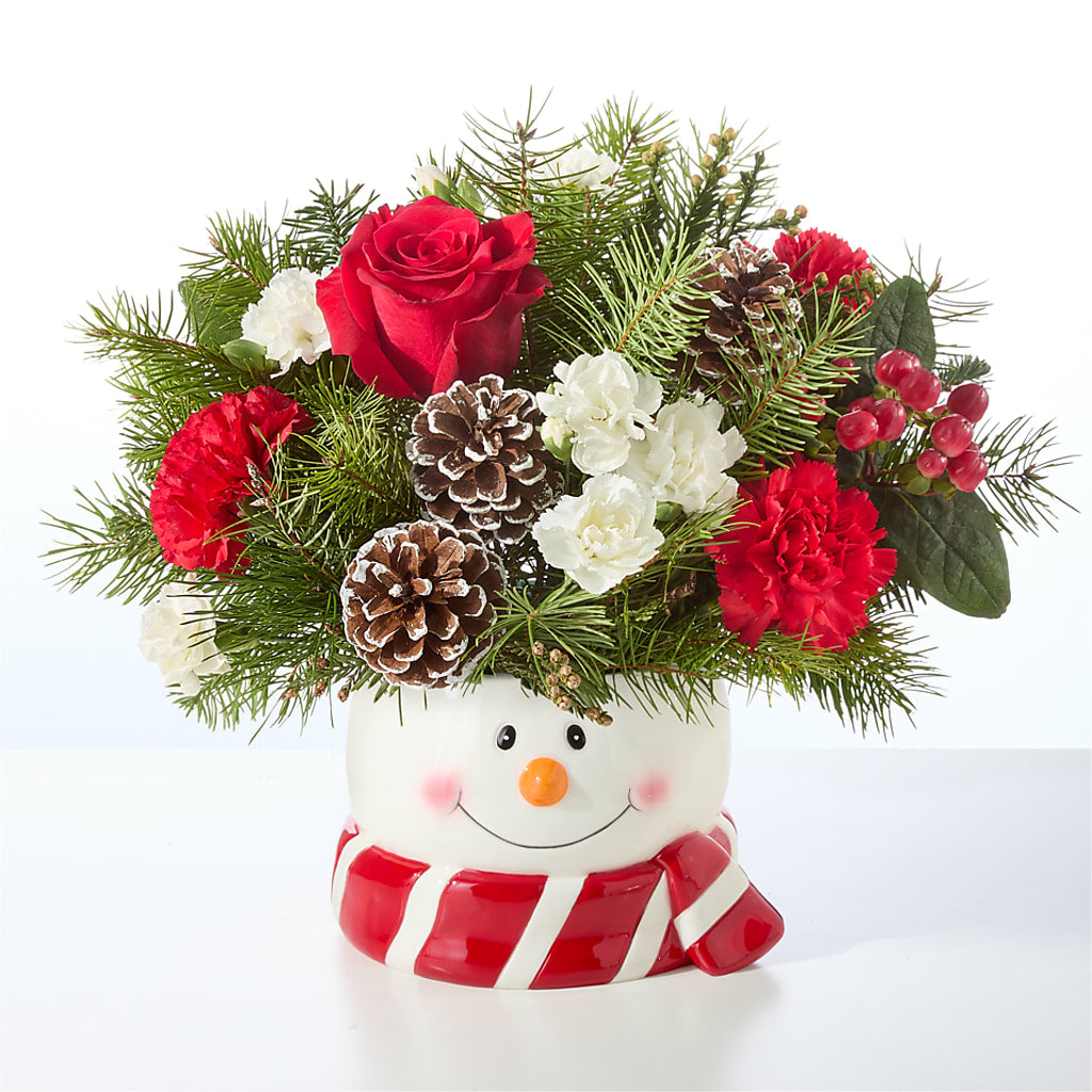 Jolly Snowman Bouquet –  Discountflowershop.com, Tontitown AR