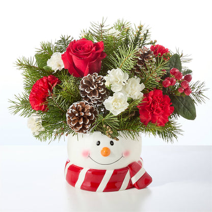 Jolly Snowman Bouquet –  Discountflowershop.com, Tontitown AR