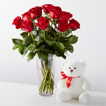 Romantic Long Stem Red Rose Bouquet Bundles –  Discountflowershop.com, Tontitown AR