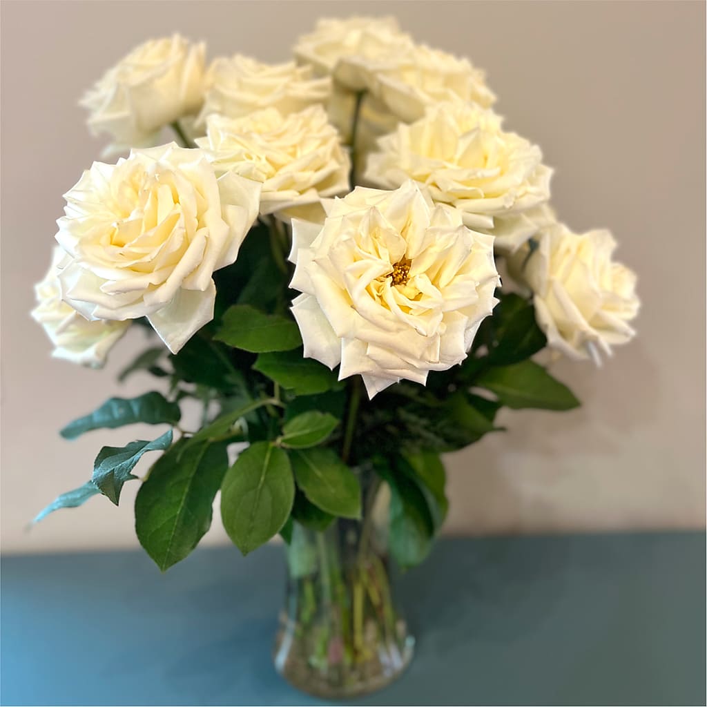 Long Stem Yellow Rose Bouquet –  Discountflowershop.com, Tontitown AR