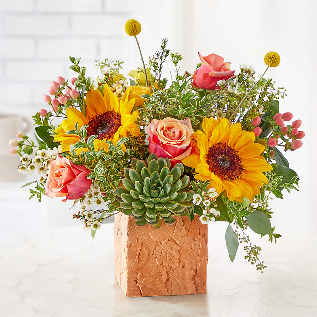 Sunflower Season Bouquet –  Discountflowershop.com, Tontitown AR