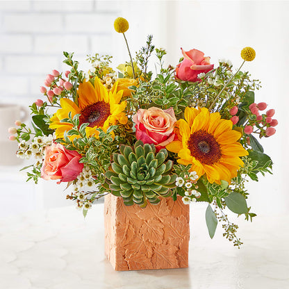 Sunflower Season Bouquet –  Discountflowershop.com, Tontitown AR