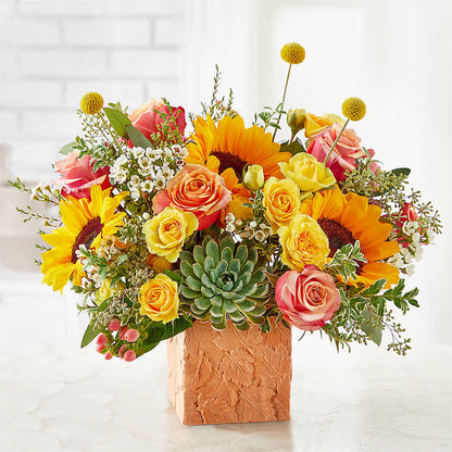 Sunflower Season Bouquet –  Discountflowershop.com, Tontitown AR
