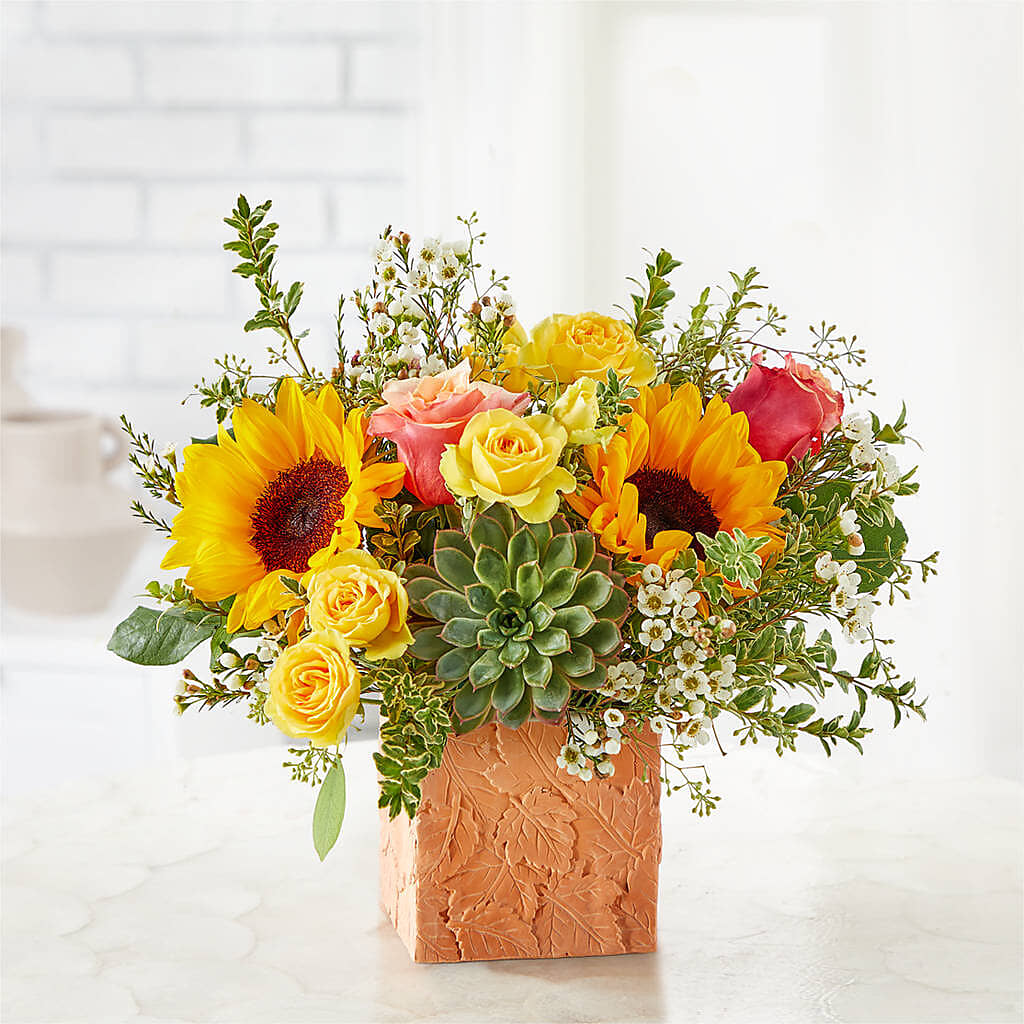 Sunflower Season Bouquet –  Discountflowershop.com, Tontitown AR