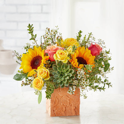 Sunflower Season Bouquet –  Discountflowershop.com, Tontitown AR