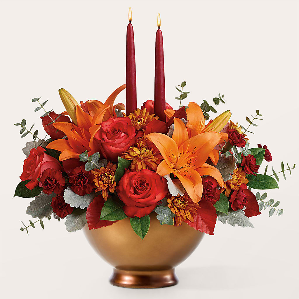 Fruits of Fall Centerpiece –  Discountflowershop.com, Tontitown AR
