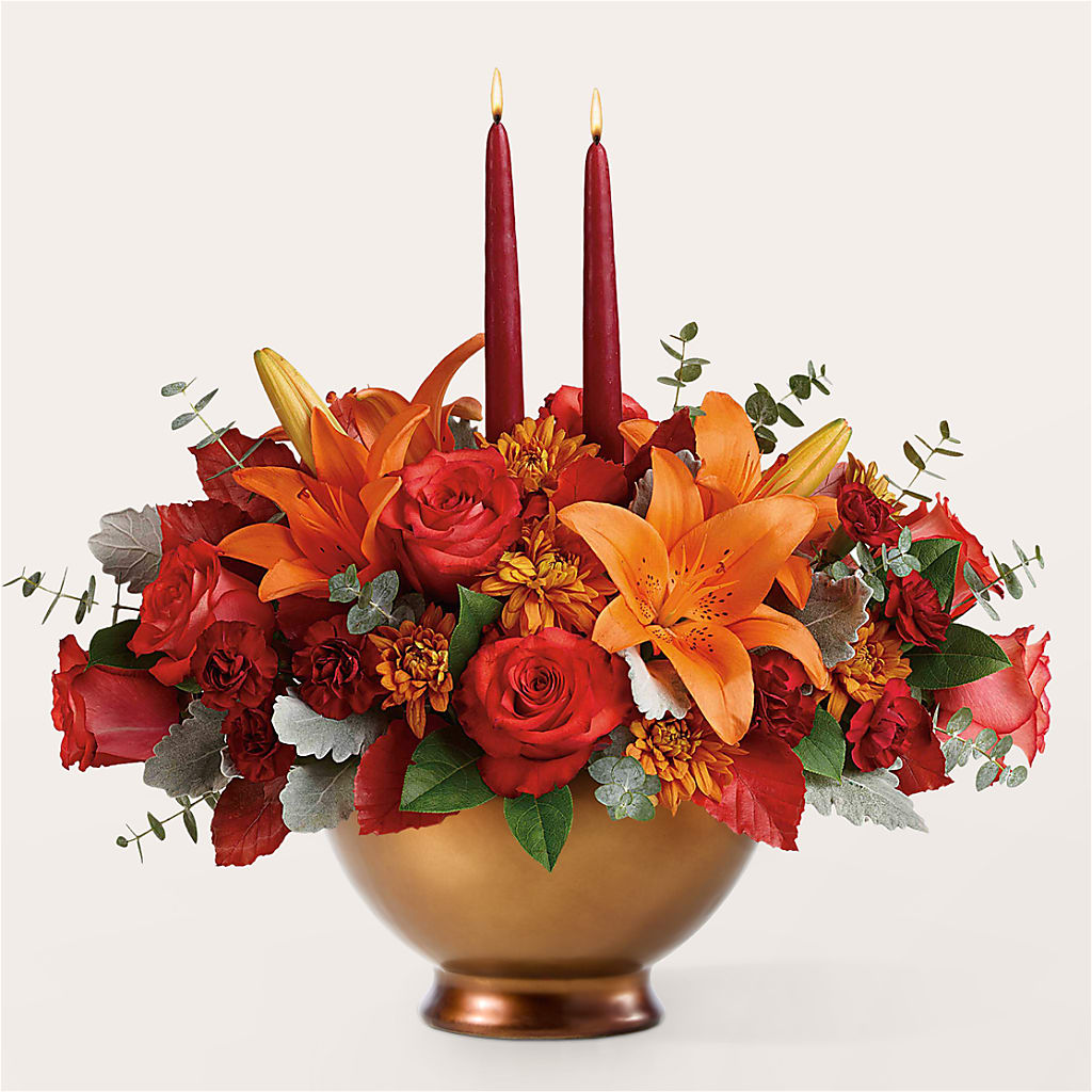 Fruits of Fall Centerpiece –  Discountflowershop.com, Tontitown AR