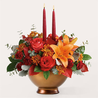 Fruits of Fall Centerpiece –  Discountflowershop.com, Tontitown AR