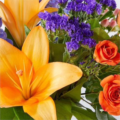 Radiant Citrus Bouquet –  Discountflowershop.com, Tontitown AR
