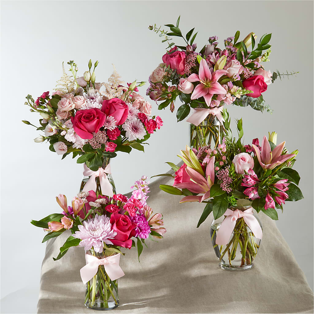 Pink Ribbon - A Florist Original –  Discountflowershop.com, Tontitown AR