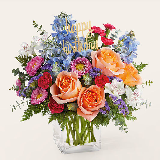 Birthday Bash Bouquet –  Discountflowershop.com, Tontitown AR