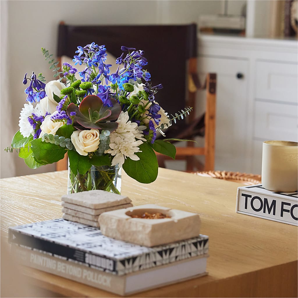 Cerulean Waves Bouquet –  Discountflowershop.com, Tontitown AR