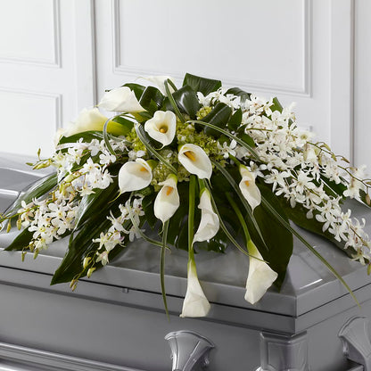 Angel Wings Casket Spray –  Discountflowershop.com, Tontitown AR