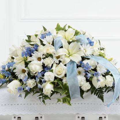 Tender Treasure Casket Spray –  Discountflowershop.com, Tontitown AR