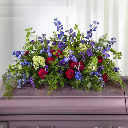 Always Treasured Casket Spray –  Discountflowershop.com, Tontitown AR