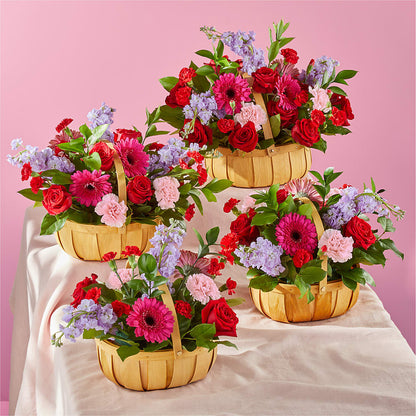 Pink Picnic Basket –  Discountflowershop.com, Tontitown AR