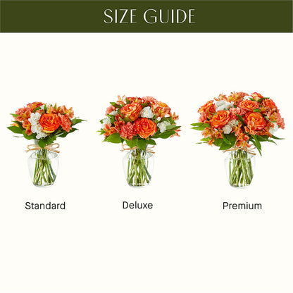 Apricot Glow Bouquet –  Discountflowershop.com, Tontitown AR