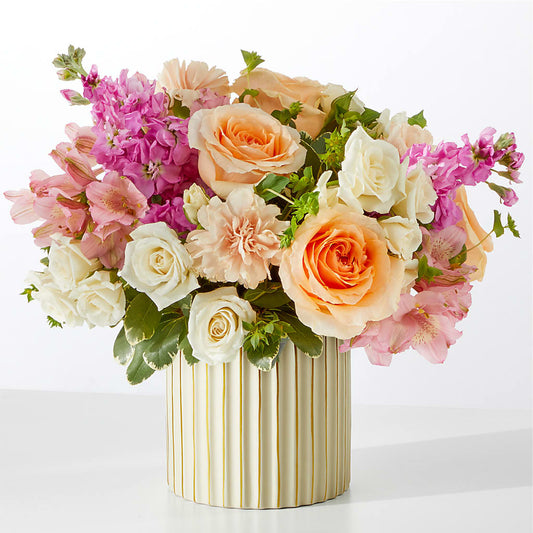 Paradise Bouquet with Ivory Vase –  Discountflowershop.com, Tontitown AR