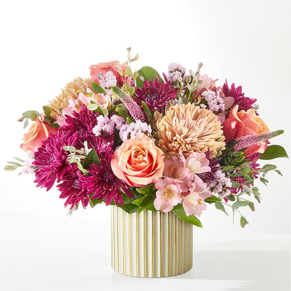 Berry Cobbler Bouquet with Ivory Vase –  Discountflowershop.com, Tontitown AR